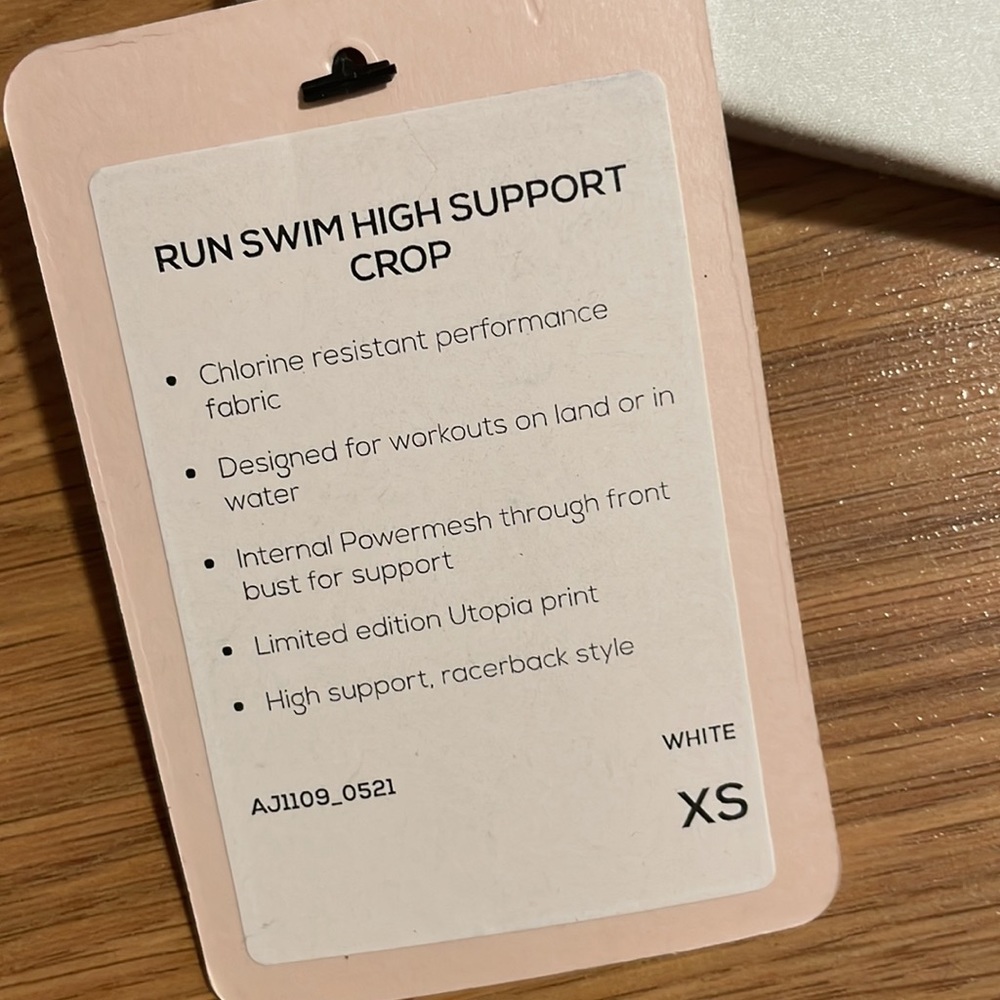NWT ABI And JOSEPH Run Swim High Support Sports Bra. XS - Picture 4 of 9